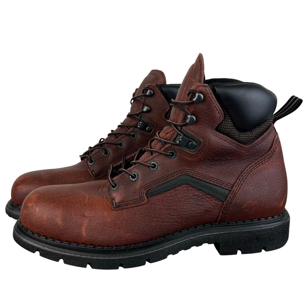 Red Wing Men's 2226 Heavy Duty Steel Toe Waterproof Leather Work Boots (Sz 13B)